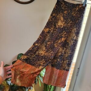 Doncaster 100% Silk 86in×20in Geometric Printed‎ NEW Lightweight Scarf